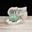 White Open Wing Sphere Stand/Trinket Dish 