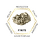 10mm Pyrite Gemstone Bracelet