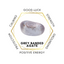 10mm Grey Banded Agate Gemstone Bracelet