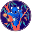 Oz Koala 14cm Sunseal Glass Sticker
