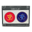 2 x Cosmic Om 6cm Sunseal Glass Sticker