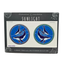 2 x Whale Song 6cm Sunseal Glass Sticker