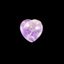 Amethyst Heart Shape Worry Stone (Thumb Stone)