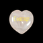 3cm Rose Quartz Heart with Affirmation - Courage