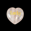 3cm Rose Quartz Heart with Affirmation - Lucky