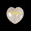 3cm Rose Quartz Heart with Affirmation - Wisdom