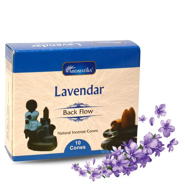 Backflow Aromatika Dhoop Incense Cones - Lavender
