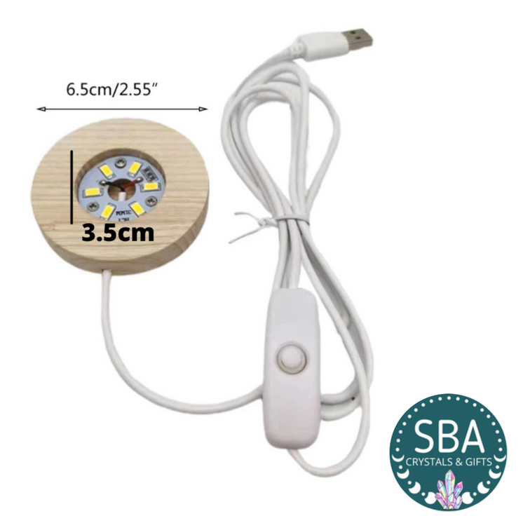 USB Cool White Light LED Sphere Stand