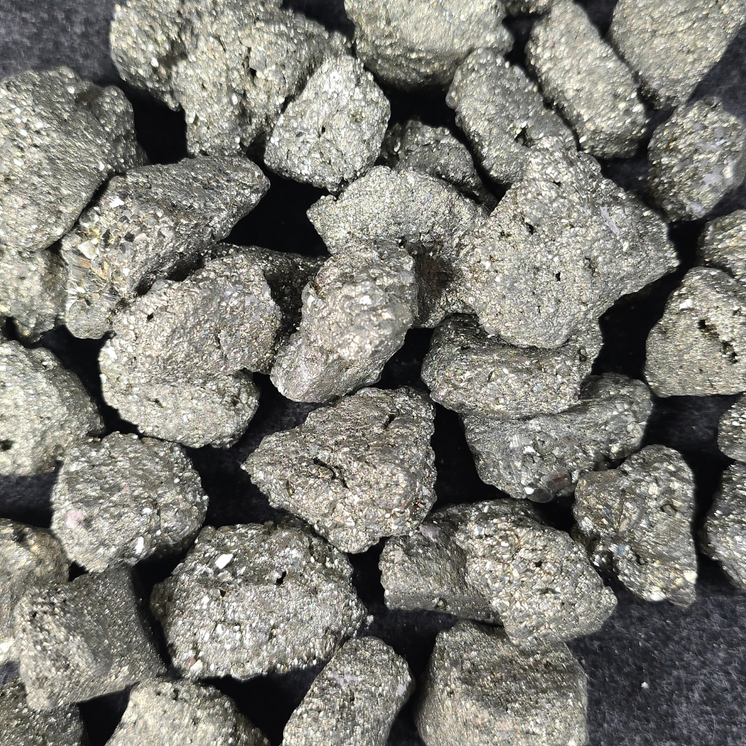 Gemstone Tumbles 100g - Raw Pyrite