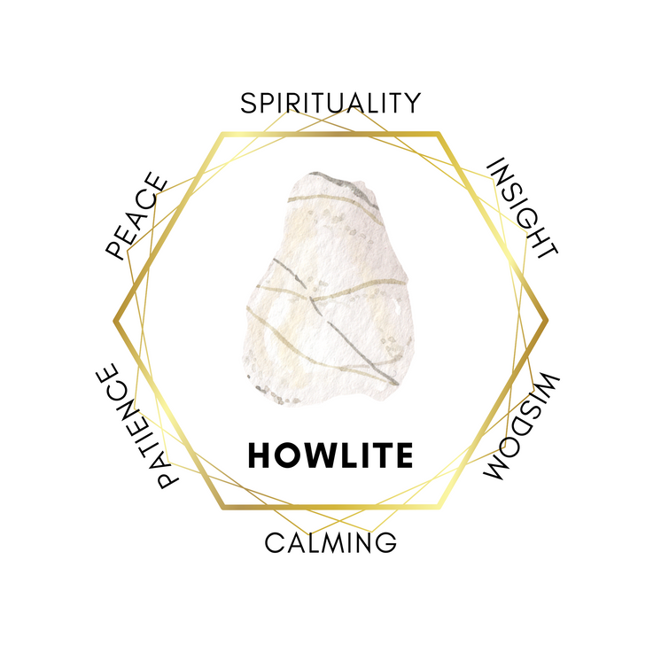 Gemstone Chips 100g - White Howlite