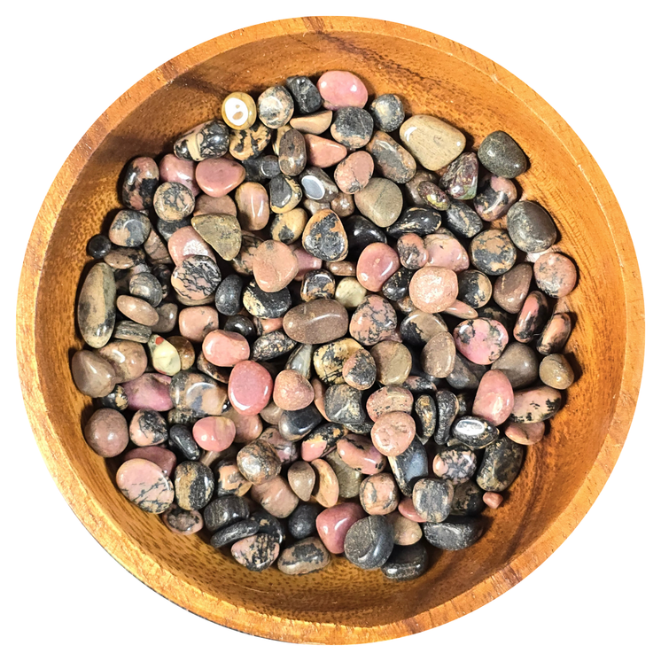 Gemstone Chips 100g - Rhodonite