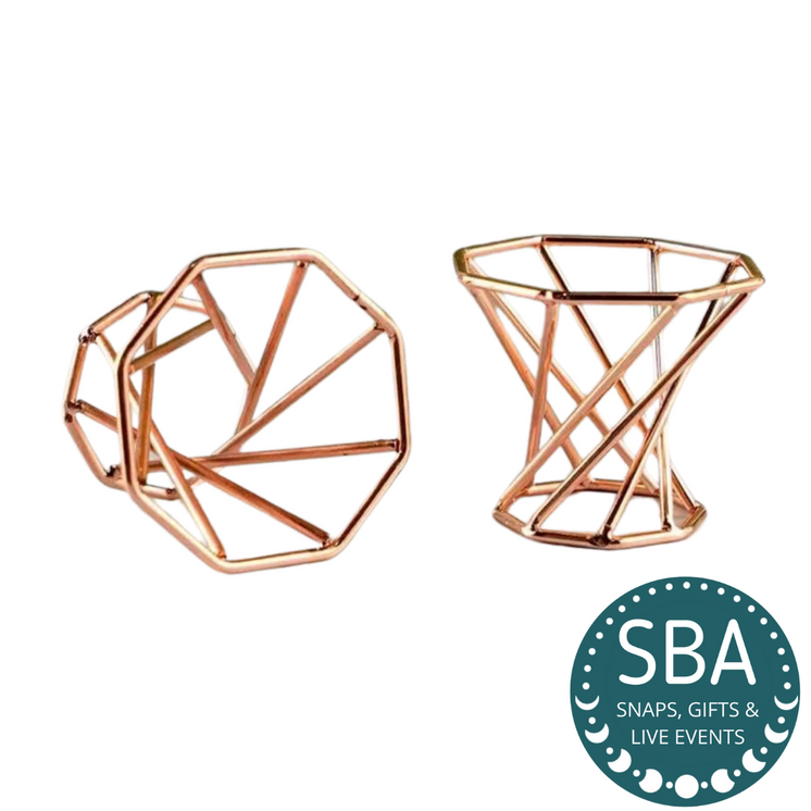 Rose Gold Metal Sphere Stand