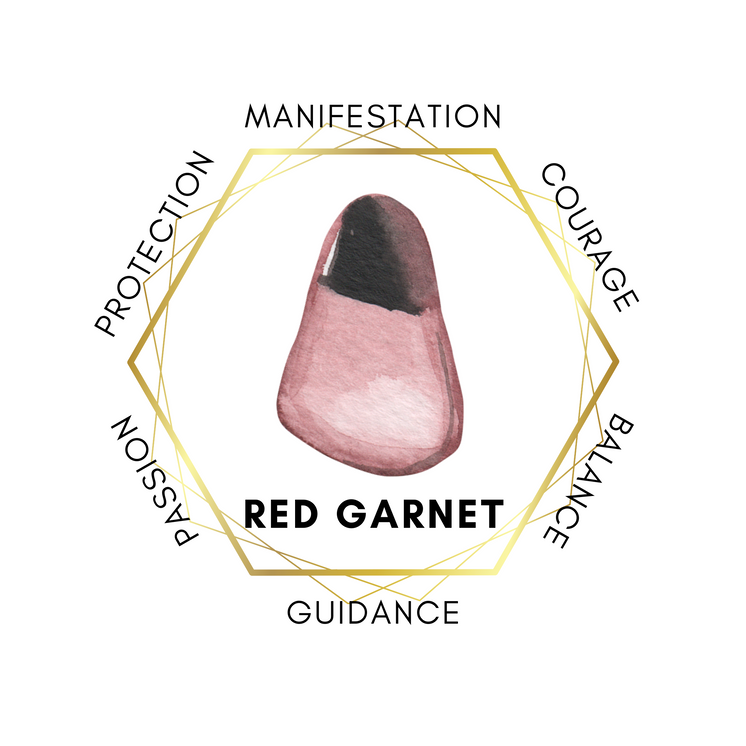 Gemstone Chips 100g - Garnet