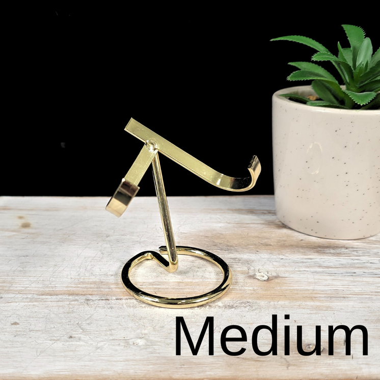 Medium Gold Metal Heart Stand (for 10cm-12cm diam. hearts)