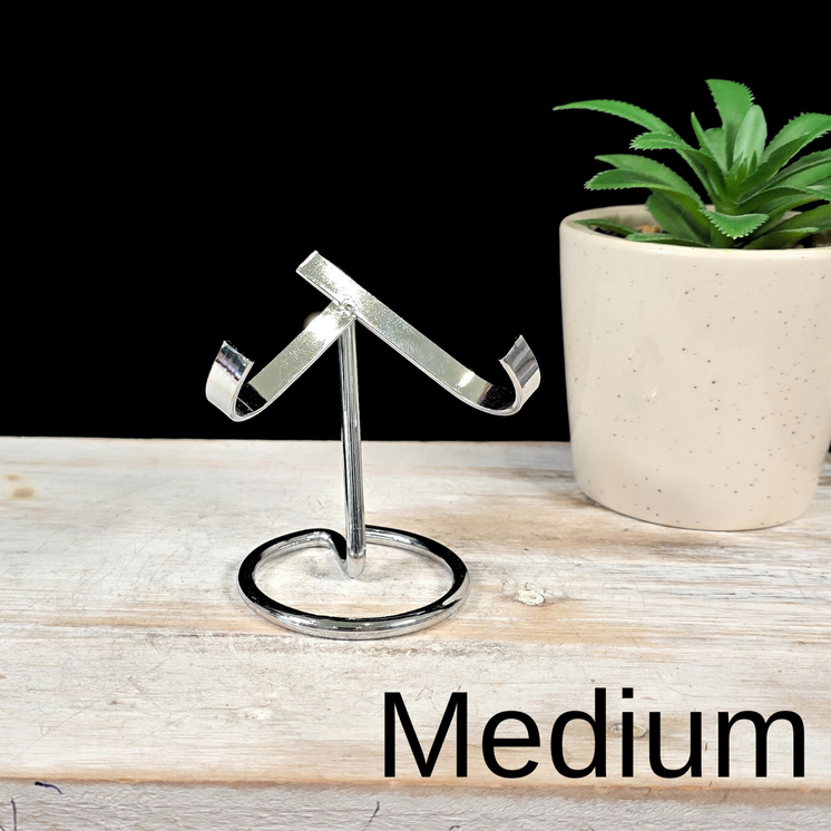 Medium Silver Metal Heart Stand (for 10cm-12cm diam. hearts)