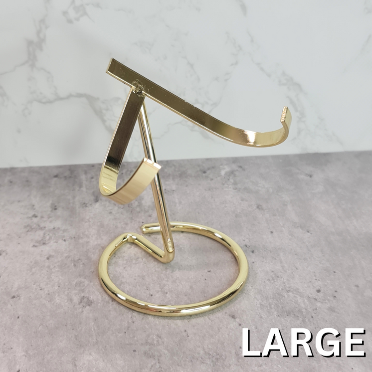 Large Gold Metal Heart Stand (for 12cm+ diam. hearts)