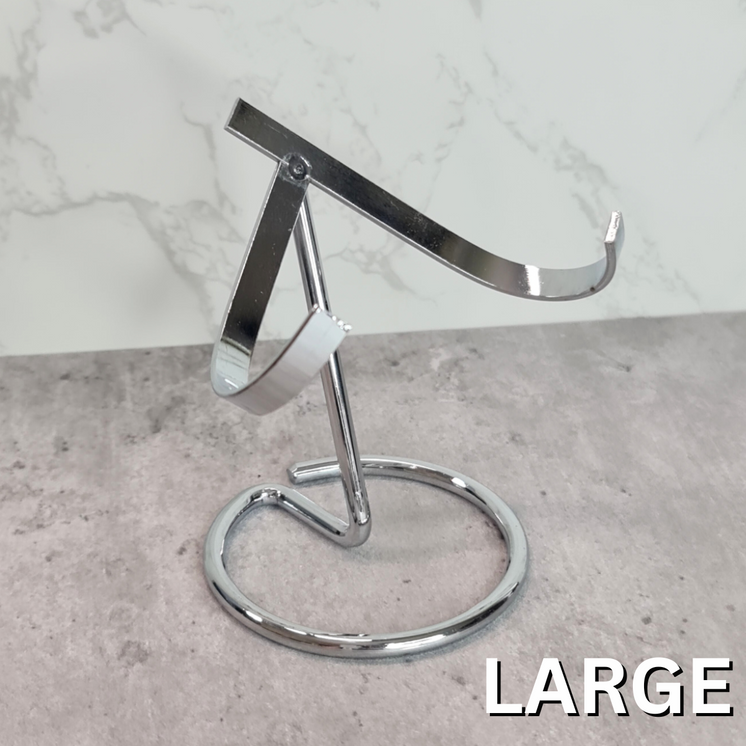 Large Silver Metal Heart Stand (for 12cm+ diam. hearts)