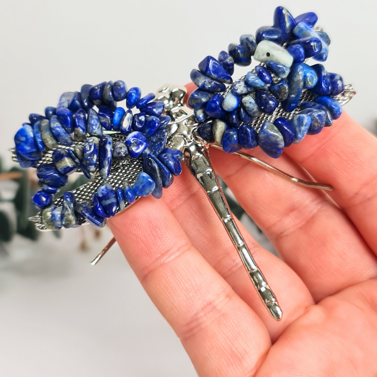 Gemstone Dragonfly - Lapis Lazuli
