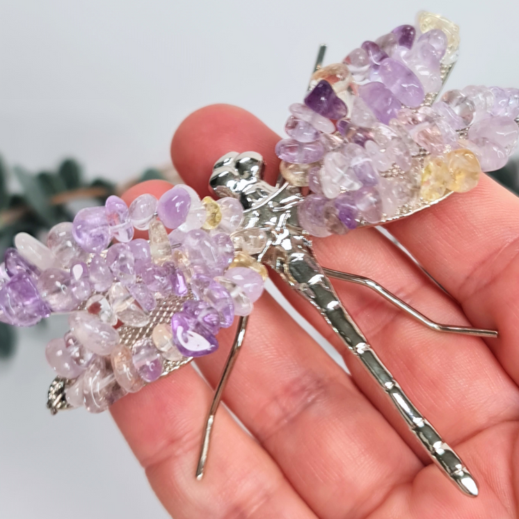 Gemstone Dragonfly - Ametrine