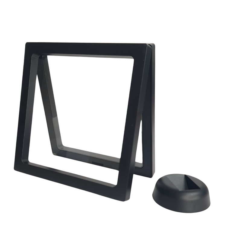 14cm X Large Square Floating Display Stand - Black