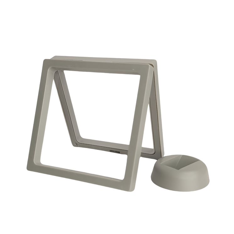 11cm Large Square Floating Display Stand - Grey