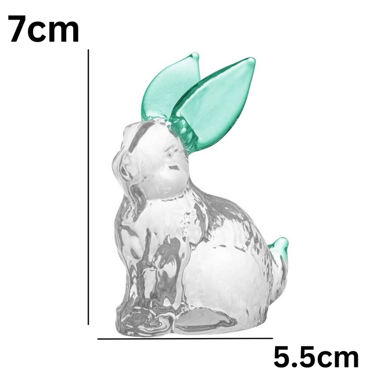 Glass Rabbit - Green