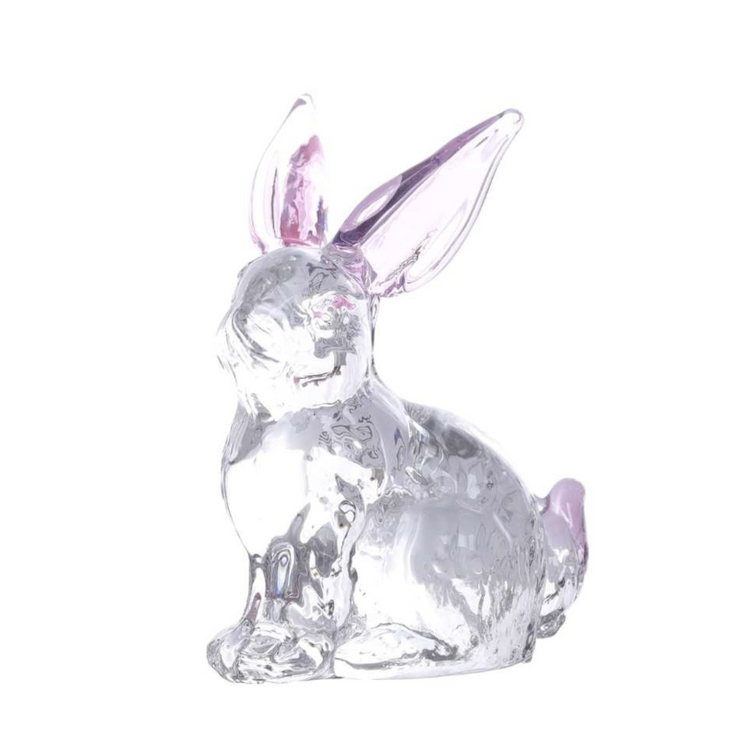 Glass Rabbit - Pink