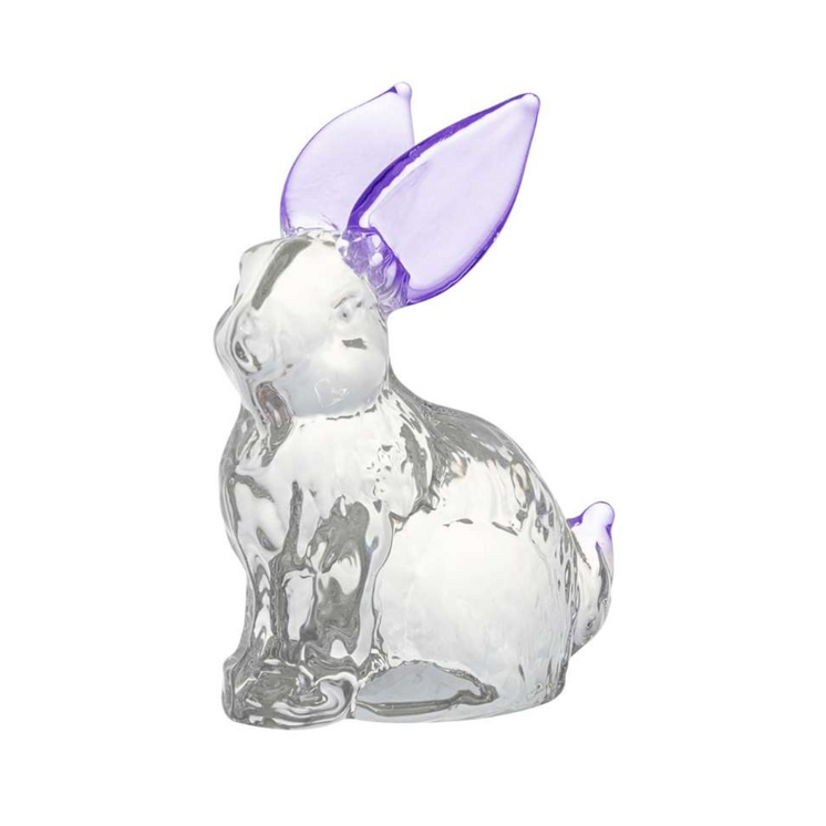 Glass Rabbit - Purple