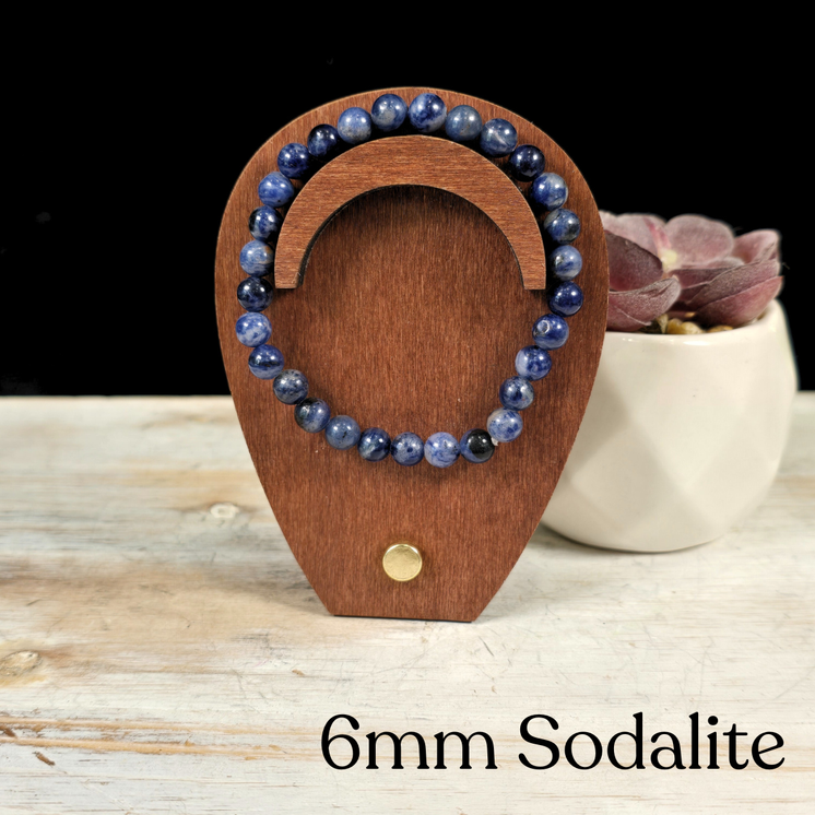 6mm Sodalite Gemstone Bracelet