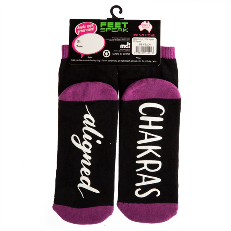 Feet Speak Socks - Chakra