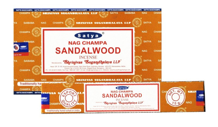 Satya Sandalwood Incense Sticks 15g