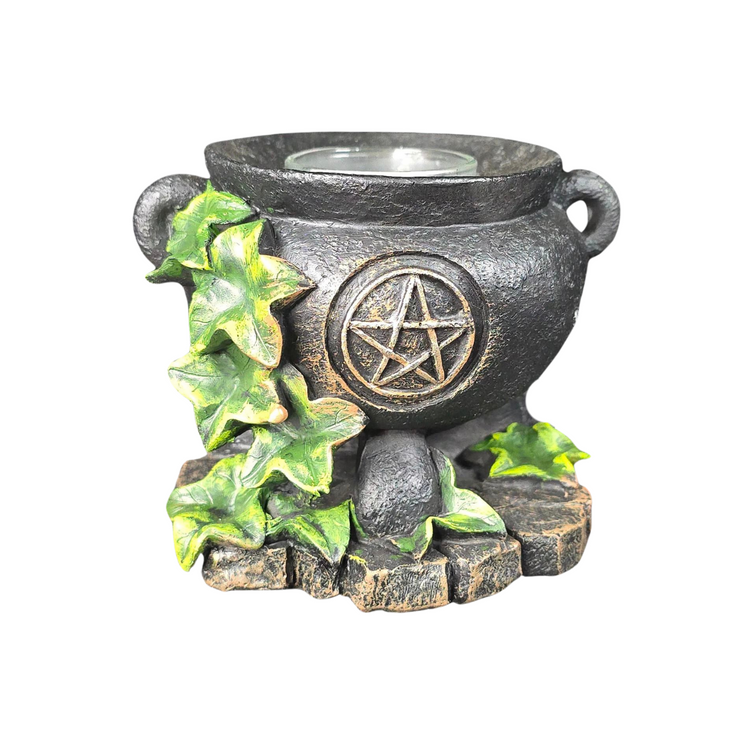 10cm Witches Cauldron Candle Holder