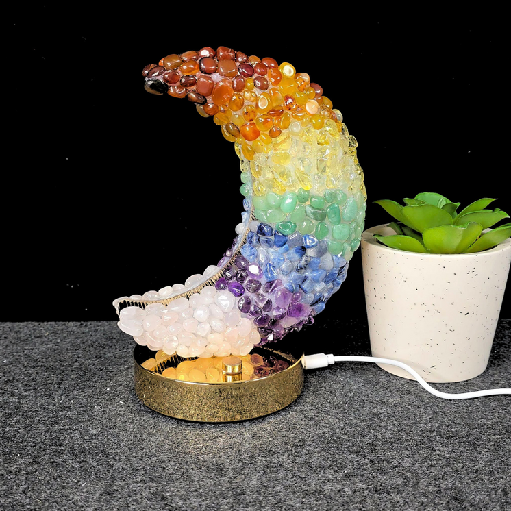 Chakra Moon Touch Lamp
