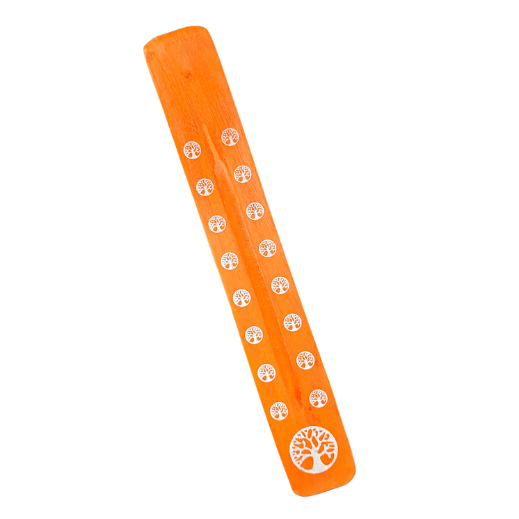 Wooden Incense Ash Catcher - Orange Tree