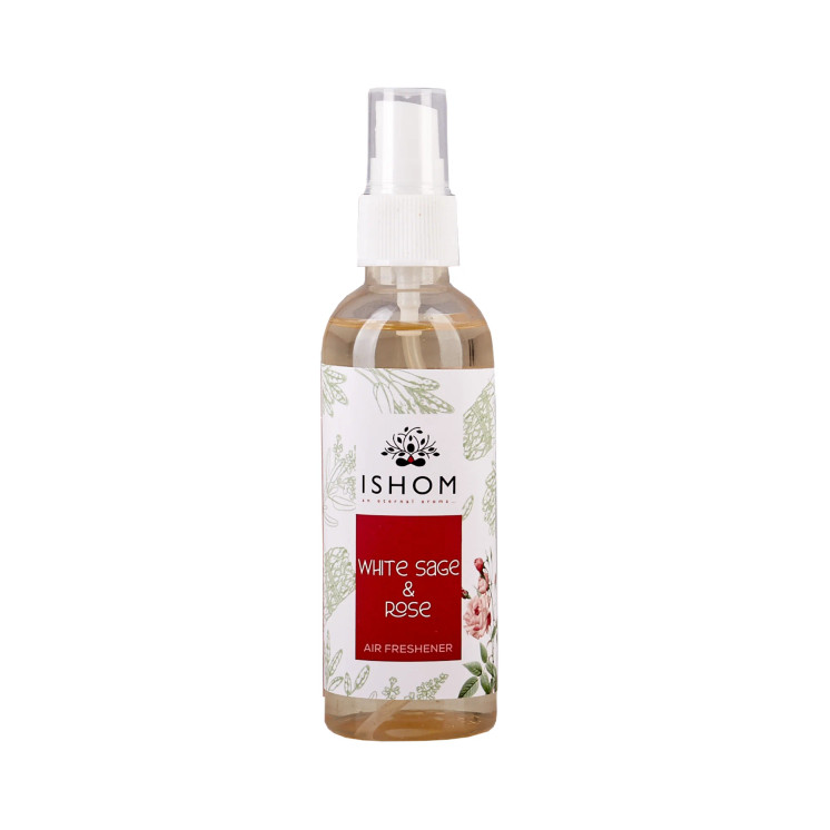 100ml Ishom White Sage and Rose Cleansing Spray