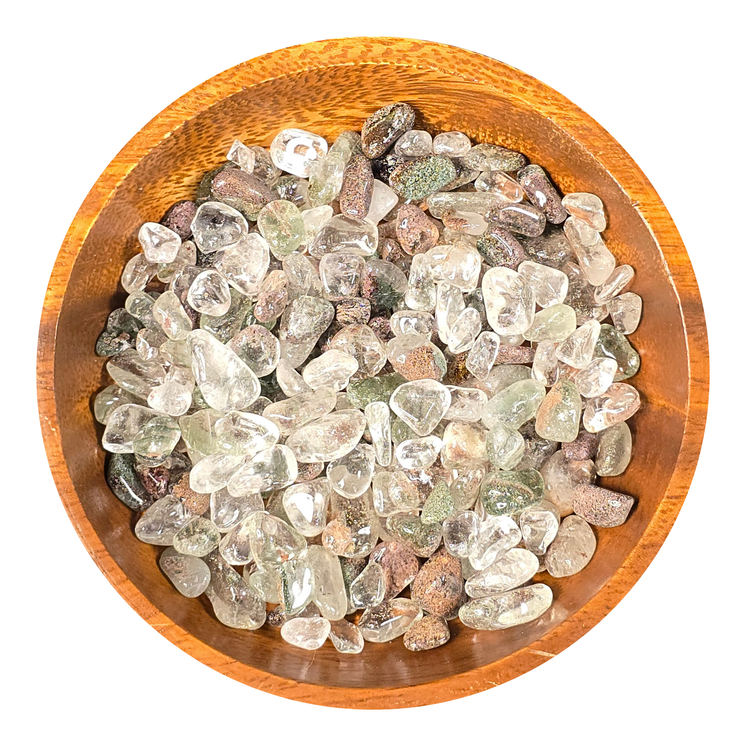 Gemstone Chips 100g - Green Phantom Quartz