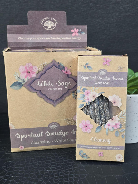 White Sage Spiritual Smudge Incense - Cleansing