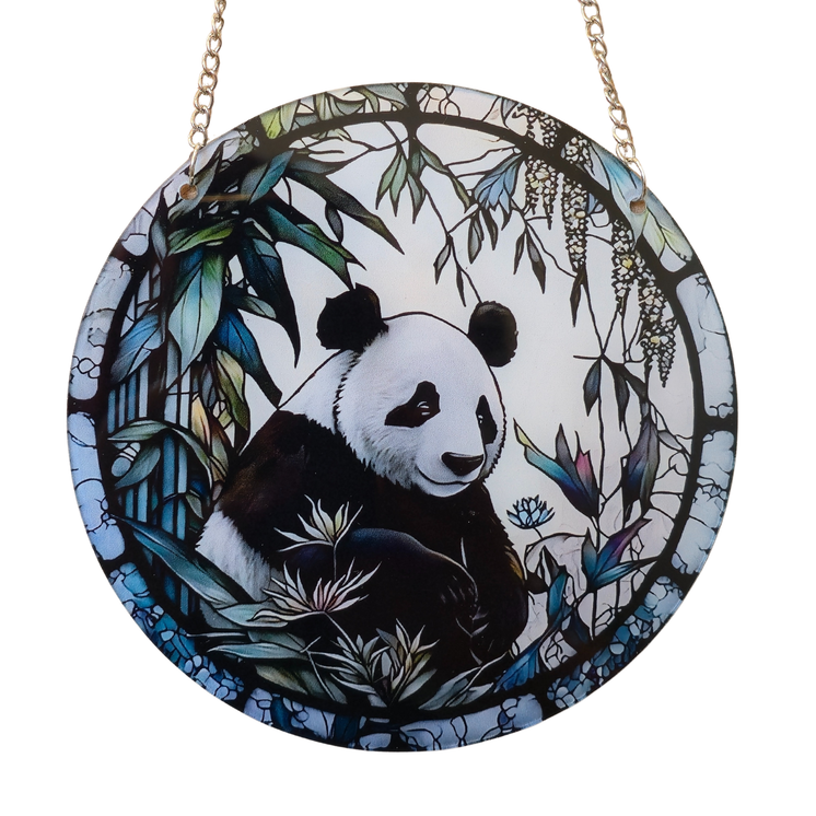 15cm Acrylic Suncatcher - Panda Bear
