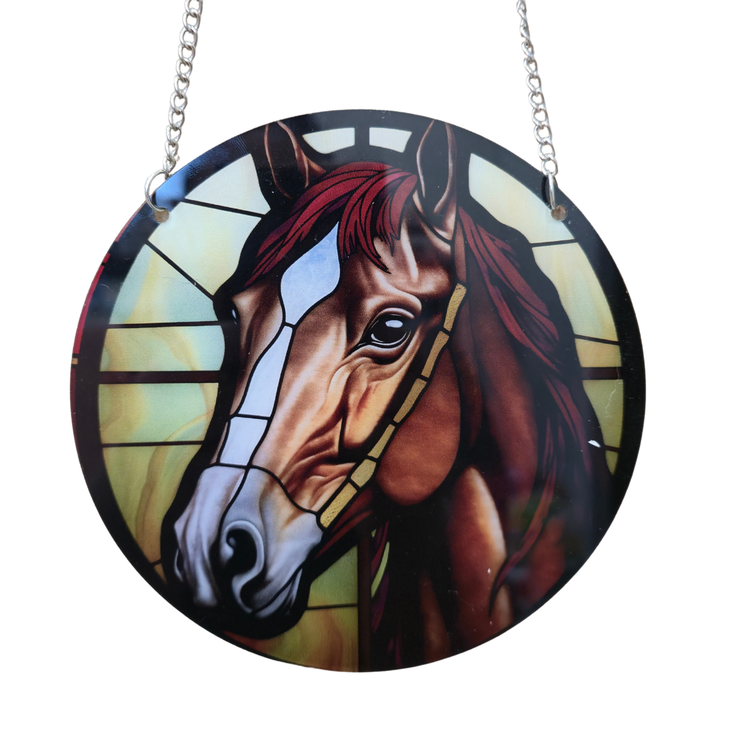 15cm Acrylic Suncatcher - Horse