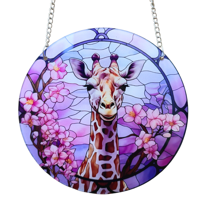 15cm Acrylic Suncatcher - Giraffe
