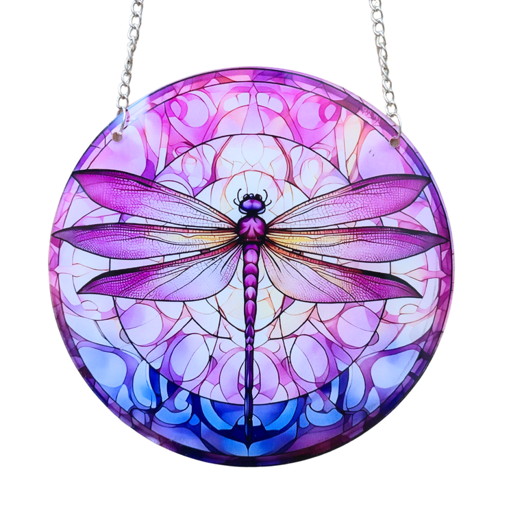 15cm Acrylic Suncatcher - Dragonfly
