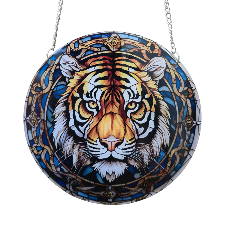 15cm Acrylic Suncatcher - Tiger