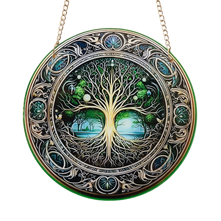 15cm Acrylic Suncatcher - Tree of Life