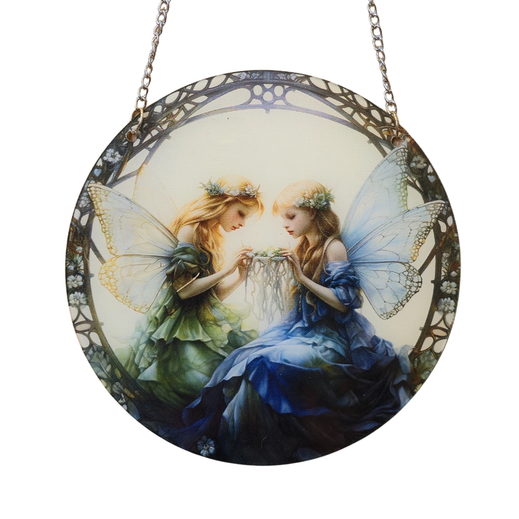15cm Acrylic Suncatcher - Fairies