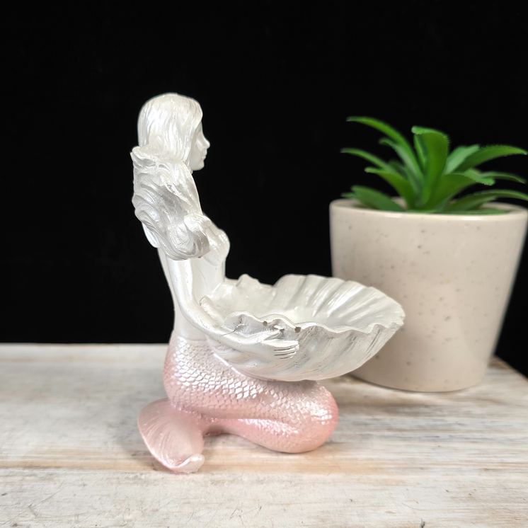 Pink Mermaid Sphere Stand