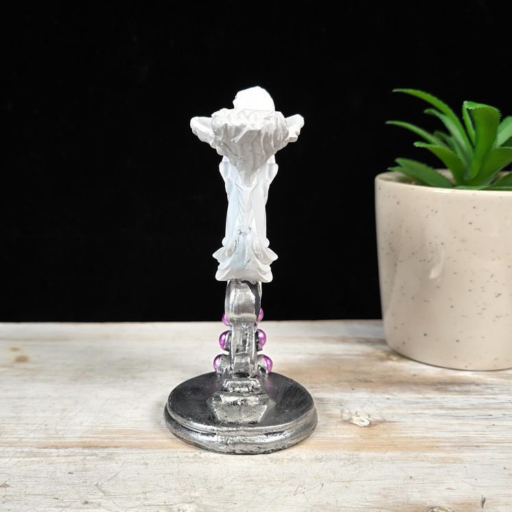 White Unicorn Sphere Stand