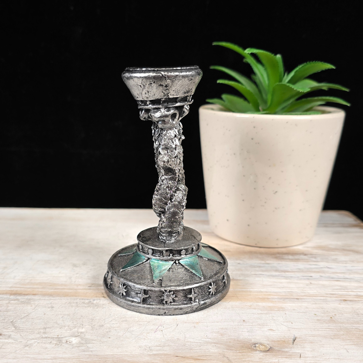 Silver Snake Sphere Stand