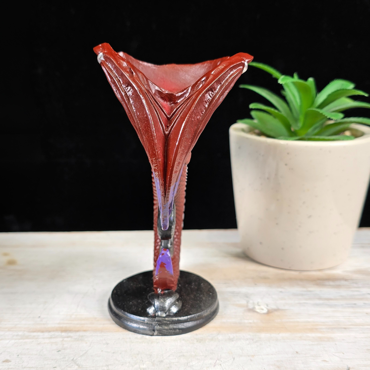 Red Serpent Sphere Stand