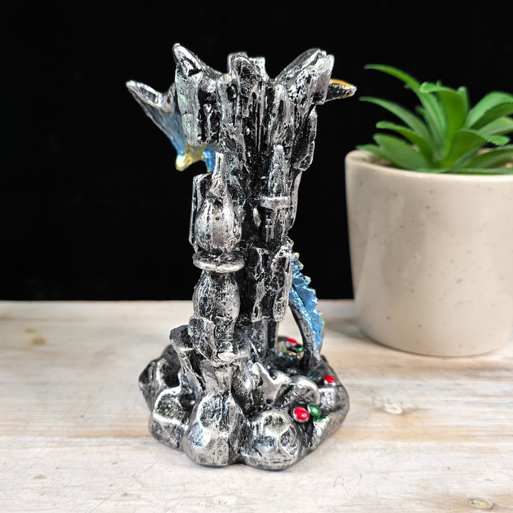 Blue Dragon Castle Sphere Stand