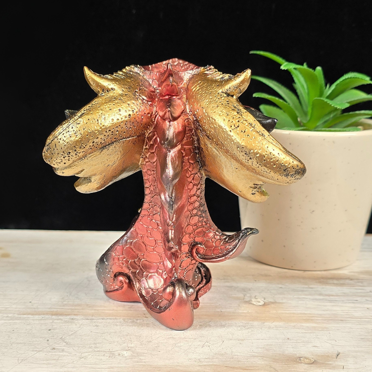 Red Baby Dragon Sphere Stand